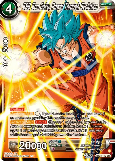 SSB Son Goku, Power Through Evolution