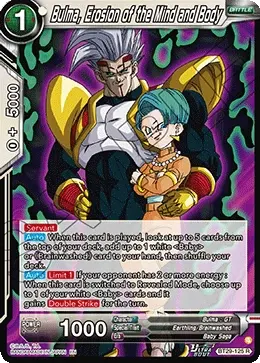 Bulma, Erosion of the Mind and Body