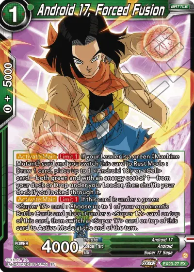 Android 17, Forced Fusions