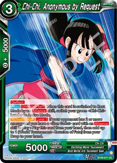 Chi-Chi, Anonymous by Request