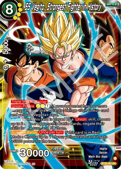 SS Vegito, Strongest Fighter in History