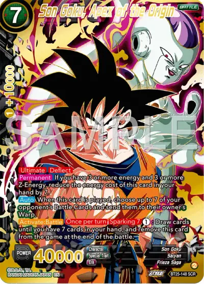 Son Goku, Apex of the Origin