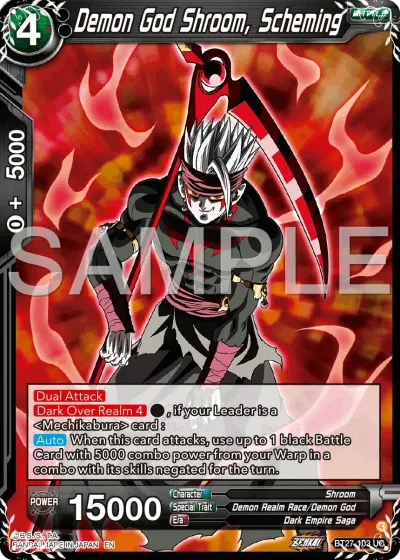 Demon God Shroom, Scheming
