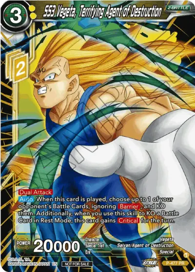 SS3 Vegeta, Terrifying Agent of Destruction