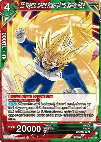 SS Vegeta, Innate Power of the Warrior Race