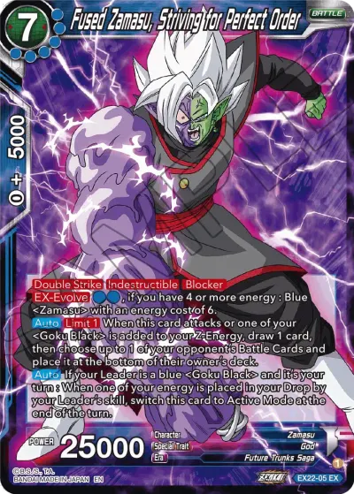 Fused Zamasu, Striving for Perfect Order