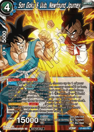 Son Goku & Uub, Newfound Journey