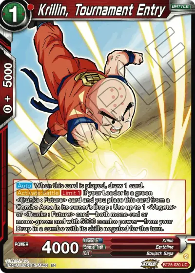 Krillin, Tournament Entry