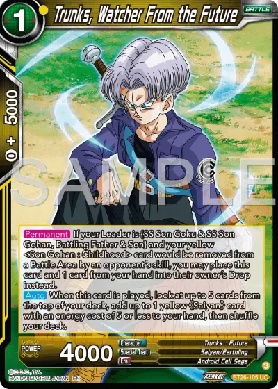 Trunks, Watcher From the Future