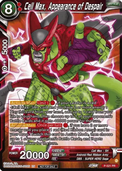 Cell Max, Appearance of Despair