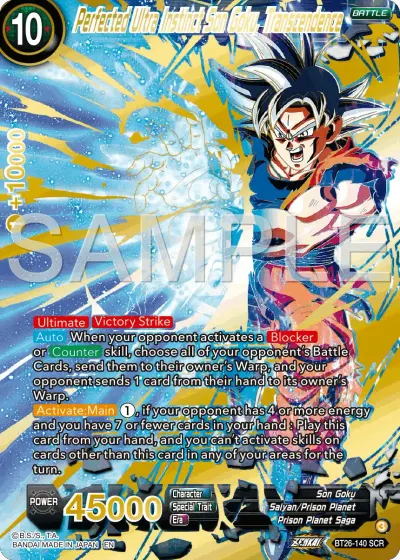 Perfected Ultra Instinct Son Goku, Transcendence