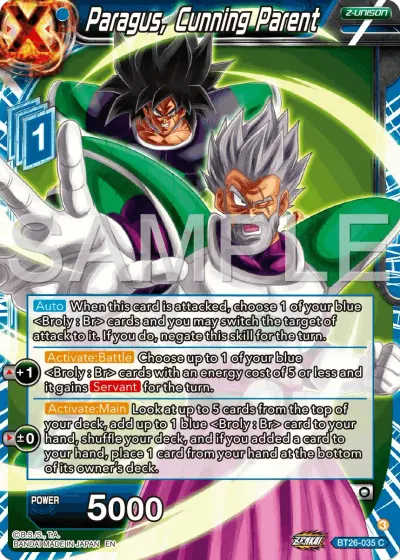 Paragus, Cunning Parent