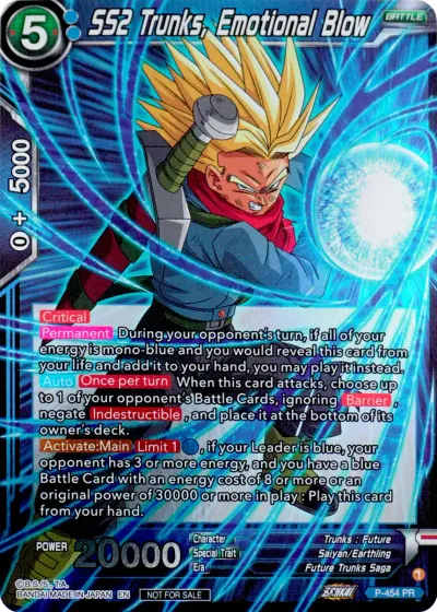 SS2 Trunks, Emotional Blow