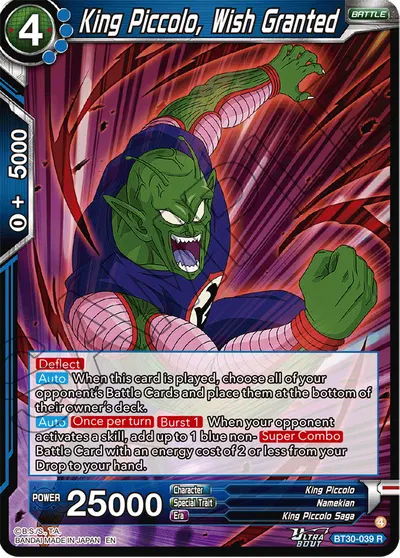 King Piccolo, Wish Granted