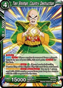 Tien Shinhan, Country Destruction