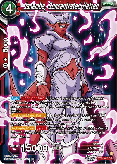 Janemba, Concentrated Hatred