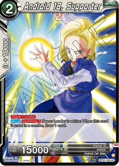 Android 18, Supporter