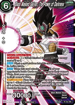 Black Masked Saiyan, The Power of Darkness