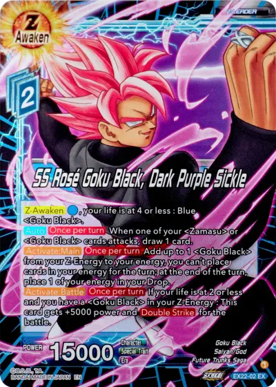 SS Rose Goku Black, Dark Purple Sickle
