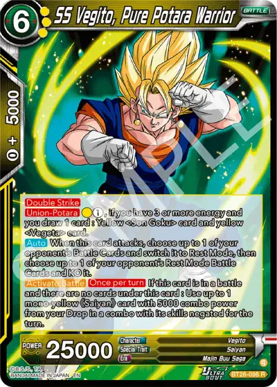SS Vegito, Pure Potara Warrior