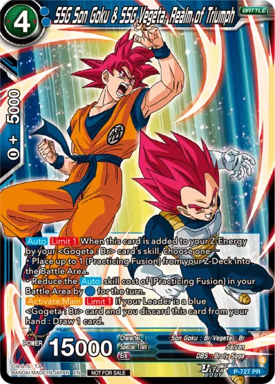 SSG Son Goku & SSG Vegeta, Realm of Triumph