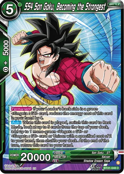 SS4 Son Goku, Becoming the Strongest