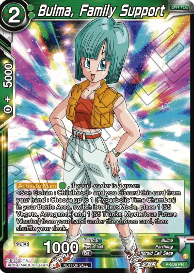 Bulma, Family Support