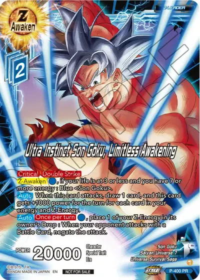 Ultra Instinct Son Goku, Limitless Awakening