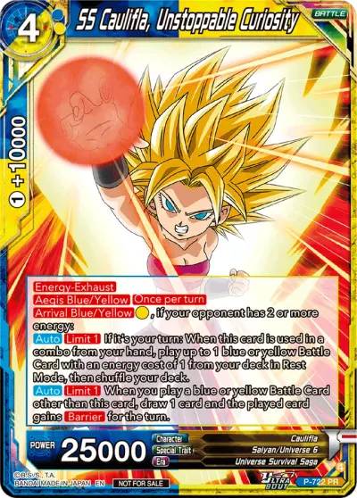 SS Caulifla, Unstoppable Curiousity