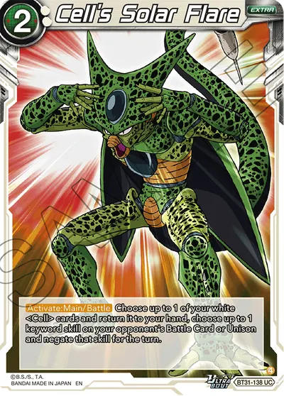 Cell's Solar Flare