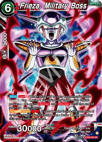 Frieza, Military Boss