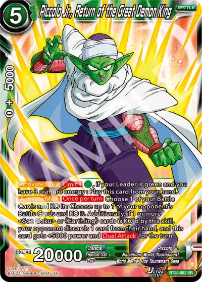 Piccolo Jr., Return of the Great Demon King