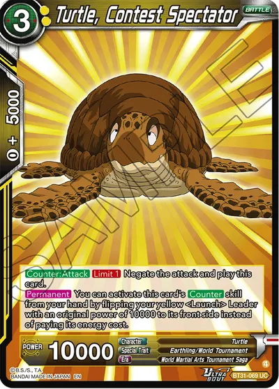 Turtle, Contest Spectator
