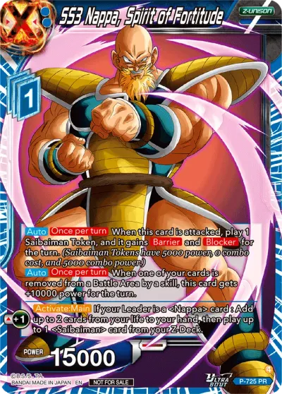 SS3 Nappa, Spirit of Fortitude