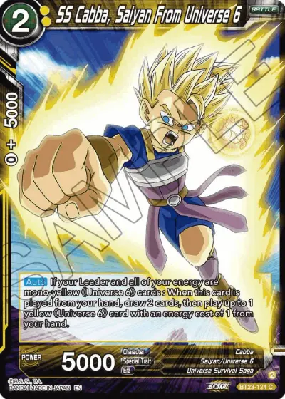 SS Cabba, Saiyan From Universe 6