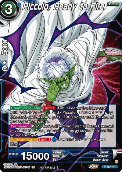 Piccolo, Ready to Fire