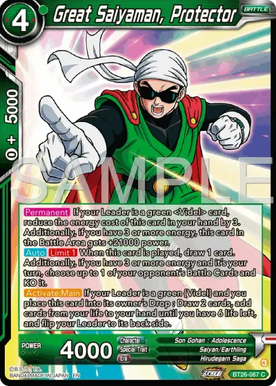 Great Saiyaman, Protector