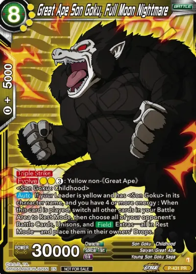 Great Ape Son Goku, Full Moon Nightmare