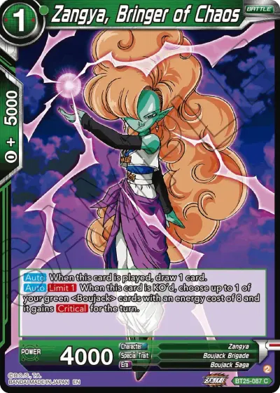 Zangya, Bringer of Chaos