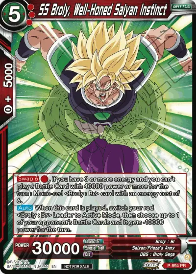 SS Broly, Well-Honed Saiyan Instict