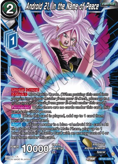 Android 21, in the Name of Peace
