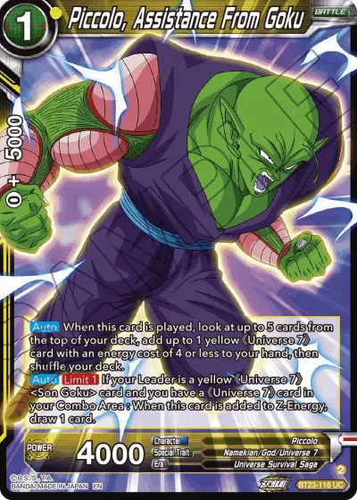 Piccolo, Assistance From Goku