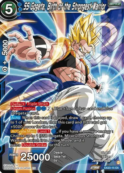 SS Gogeta, Birth of the Strongest Warrior