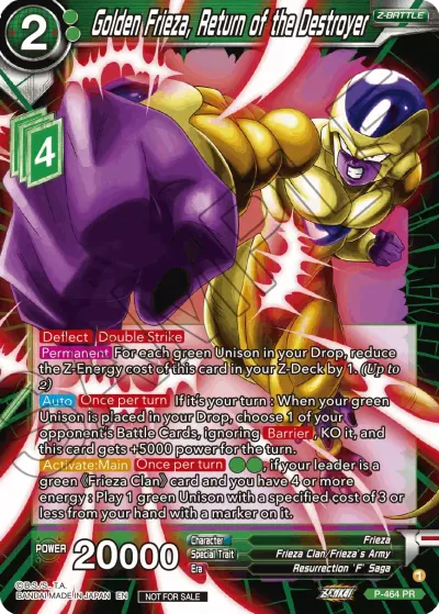 Golden Frieza, Return of the Destroyer