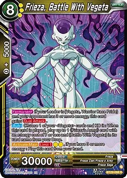 Frieza, Battle With Vegeta