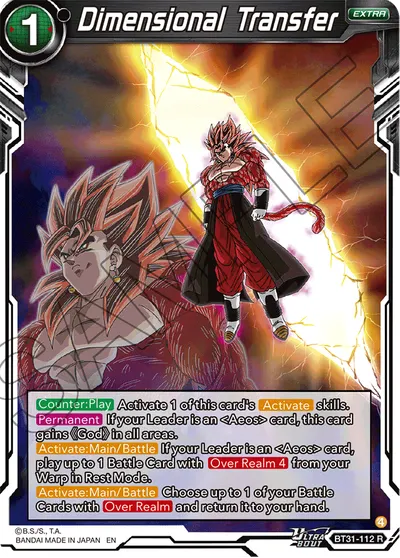 Dimensional Transfer