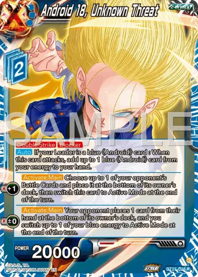 Android 18, Unknown Threat