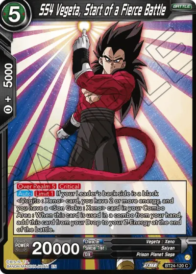 SS4 Vegeta, Start of a Fierce Battle