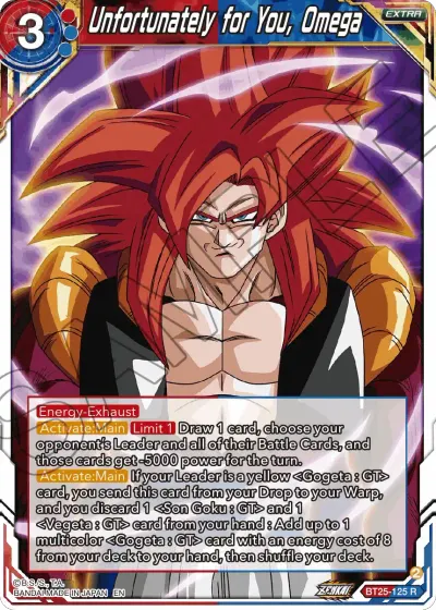 Unfortunately for You, Omega