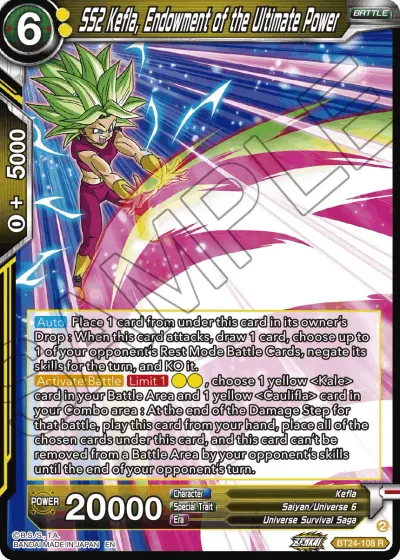 SS2 Kefla, Endowment of the Ultimate Power